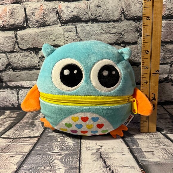 Beetoy Owl Sensory Buckle Pillow Zipper Toys Toddlers 1-3, Toddler Travel Toy - Picture 7 of 8